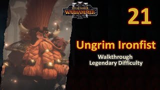 21 Ungrim Ironfist  Battle of The High Place vs Greenskins Crooked Moon  Legendary  No Comment [upl. by Yntrok73]