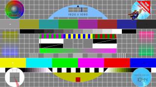 Test pattern amp monitor calibration chart [upl. by Nnailuj]