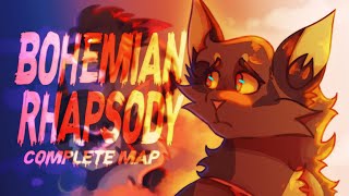 Bohemian Rhapsody  COMPLETE WARRIORS MAP [upl. by Meeka993]