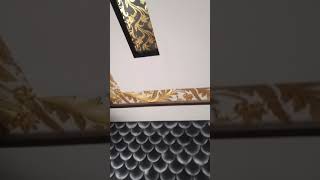 ceiling and paint design in bed roomshortvideo [upl. by Elburt]