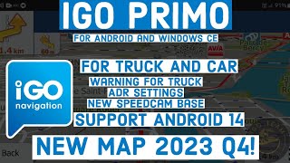 IGO Primo Europe amp England 2023 Q4 New Map For Truck amp Car Support Android 14 Download link 📥 [upl. by Chad]