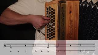 Lernvideo quotRausch Walzerquot Komplett mit Griffschrift Steirische Harmonika [upl. by Philomena]