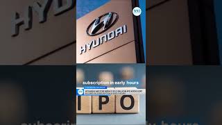 Hyundai Motor India’s 33 Billion IPO Kicks Off Secures 9 Subscription in Early Hours [upl. by Iegres]