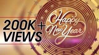 Happy New Year Wishes 3D Animation Greetings Motion Graphics Happy New Year Status [upl. by Elwira]