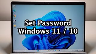 How to Set Password on Windows 11 or 10 PC [upl. by Aratnahs]