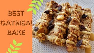 healthybreakfastideas breakfastrecipes Best Easy Oatmeal Breakfast Bake [upl. by Kramlich562]