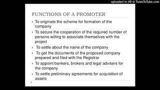 Promoter of the Company Company Law LLB TAMIL [upl. by Nire]