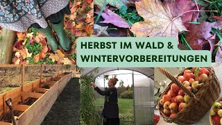 Selbstversorger im Herbst  So bereiten wir uns auf den Winter vor  Horror im Hochbeetgarten [upl. by Ahsekar]