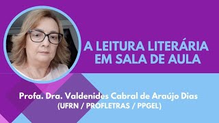 Conferência de abertura do semestre 20242 A Leitura Literária em Sala de Aula [upl. by Meelak]