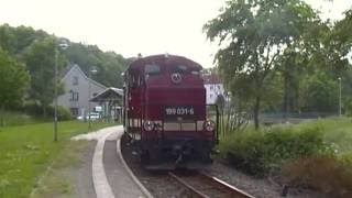 199 031 der Döllnitzbahn in AltoschatzRosenthal [upl. by Aramo]