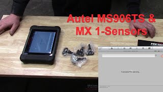 Autel MS906TS TPMS MX 1Sensor Programming Copy By OBD and Batch Programming [upl. by Atena]