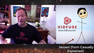 Vidfuse Talks With James From Casually Explained [upl. by Larissa449]