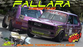 SLALOM TORREGROTTA 2021  FIAT 127 1300cc MONSTER ON BOARD  AGOSTINO FALLARA [upl. by Airottiv]