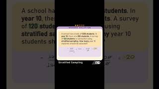 Use STRATIFIED SAMPLING to generate a SAMPLE maths math mathshorts mathsshorts mathtricks [upl. by Divad]