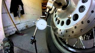 Yamaha XVS1100 DragStar  inspecting bent front disc brake rotors  WeekendBikeRepair [upl. by Alderman]