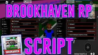 NEW Brookhaven RP Script  GUI Hack  Troll Admin Exploit GUI Gameplay Teleports  Mobile [upl. by Damalis]