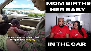 MOM GIVES BIRTH TO HER BABY IN THE CAR [upl. by Radborne]