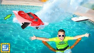 RC Car Driving on Water Adventure THIS IS IMPOSSIBLE [upl. by Ecnal]