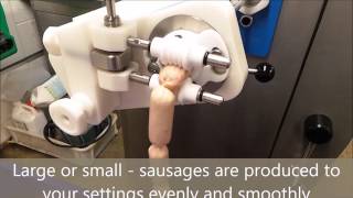 Making sausages with the REX RKF130 Twist Linker Sausage Filler [upl. by Inanuah]