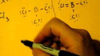 Lewis Dot Structure of BCl3 Boron TriChloride [upl. by Kolb]
