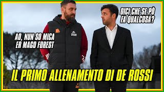 IL PRIMO ALLENAMENTO COATTO DI DANIELE DE ROSSI ALLA ROMA [upl. by Eninaej]