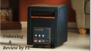 EdenPure Smart Gen3 1000 Infrared Heater Unboxing and Review by FE [upl. by Clareta439]