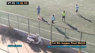 Vengthar Fc Vs Electric Fc 1st Div Football Final [upl. by Broderick]