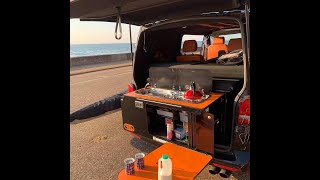 The best and most flexible campervan kitchen layout for vans [upl. by Aileno]