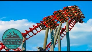 The History Of The First Flying Roller Coasters  Firehawk amp Nighthawk  Expedition Theme Park [upl. by Hercules]