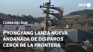 Corea del Norte lanza nueva andanada de disparos cerca de la frontera surcoreana  AFP [upl. by Torbart]