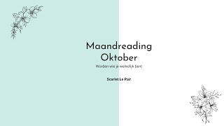 Maandreading oktober 2024 worden wie je werkelijk bent [upl. by Inohs]