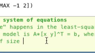 Exploring least squares solutions with Matlab part II [upl. by Fish]