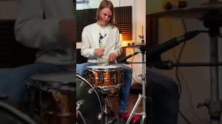 New snare heads… HD dry 😯 practice drumchops warmup drums sticktricks drumhead [upl. by Stetson]