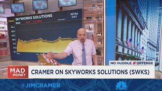 Skyworks could rebound hard from its lows says Jim Cramer on postearnings buying opportunities [upl. by Ayna]