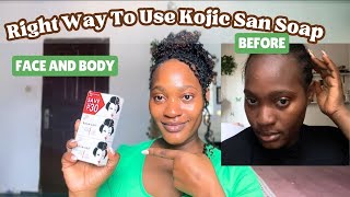 How to Use Kojic San Soap  avoid the side effects mosteffectivemethodtousekojicsansoap [upl. by Hsirrap]