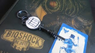 Bioshock Infinite Limited Edition Strategy Guide Unboxing BirdCage Key Playing Card [upl. by Atinreb]