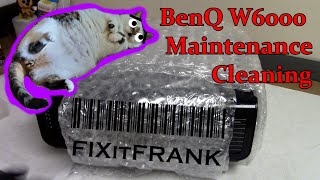 BenQ W6000 DLP Projector MaintenanceCleaning [upl. by Nami454]