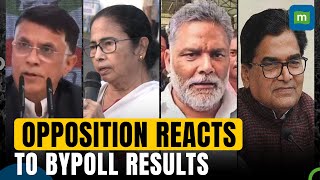 Assembly Bypoll Results Opposition Hits Out On BJP After INDIA Wins Big In Assembly Bypolls [upl. by Nylitak]