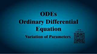 2nd ODE NonHomogenous Variation of parameters [upl. by Egroj]