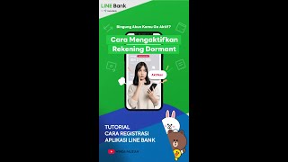 CARA REGISTRASI DAN AKTIVASI REKENING TIDAK AKTIF  DORMAN  LINE BANK [upl. by Hungarian]