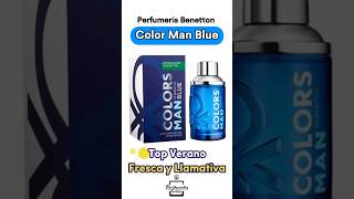 Perfume Benetton Colors man Blue Top perfumes de verano fragancias frescas y elegantes benetton [upl. by Ikila]