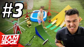 We Built 3 of the Craziest Mini Golf Courses [upl. by Ledairam]