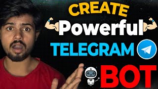 How To Create Your Own Telegram Bot  Quick  Easy and Powerful  2023 [upl. by Sielen161]