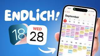 Diese neue Funktionen ÜBERSEHEN viele  Apple Kalender  IOS18 [upl. by Nauqas]