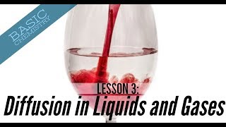 Basic Chemistry Lesson  3 Diffusion of liquids and gases GCSE Science [upl. by Veron562]