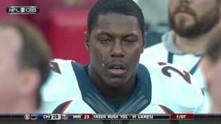 Knowshon Moreno emotional during national anthem [upl. by Hsreh]