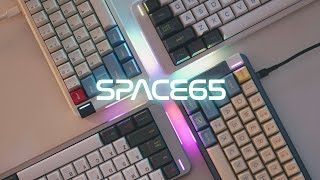 SPACE65 R1 R1 R2 and R3 Typing Sounds [upl. by Acinaj]