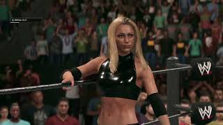 wwe2k23 Stacy Keibler vs Dana Brooke [upl. by Etteuqram]