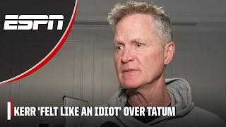 Steve Kerr says I felt like an idiot not playing Jayson Tatum vs Serbia [upl. by Robbi148]