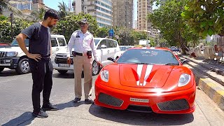 INDIAN POLICE PULLED ME OVER IN A FERRARI 😱 [upl. by Laddie]